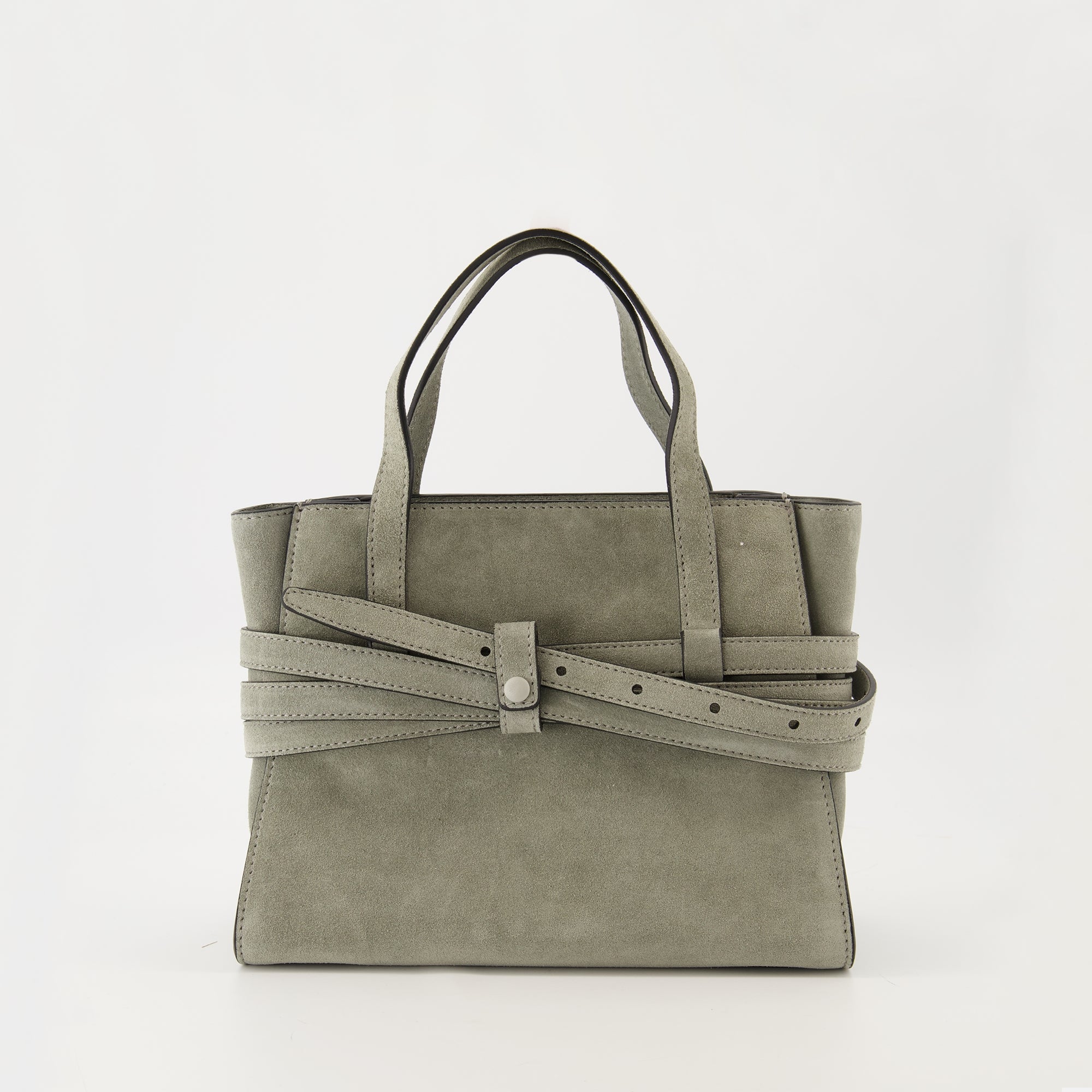 Immagine del piccolo zaino Tie Me del marchio Moschino per donna - Autunno-Inverno 2025 - Vista posteriore