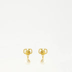 Bijoux Brincos VLogo com Pérola Valentino Garavani Doré Femme