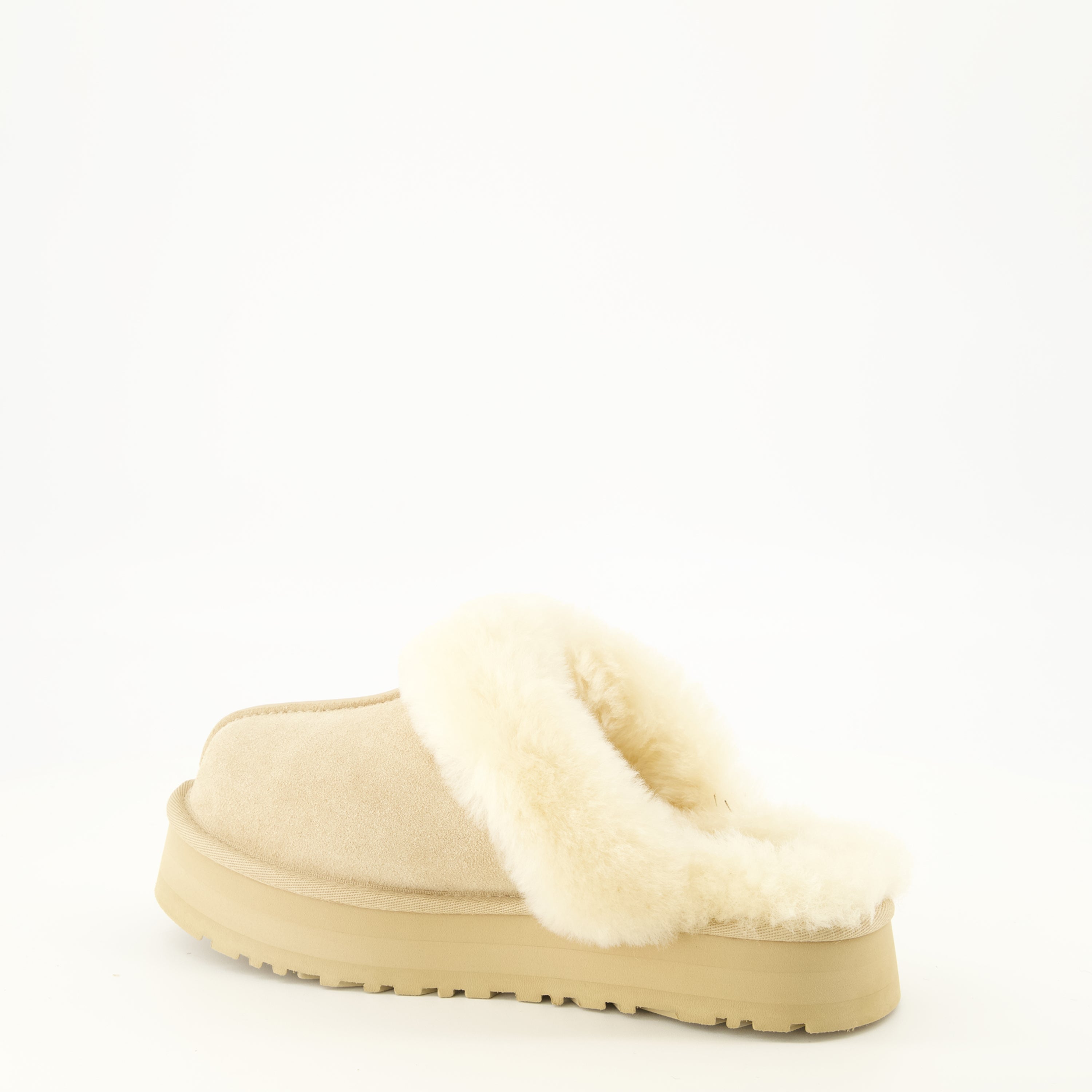 Chaussures ouvertes Mules Disquette Beijes Ugg Beige Femme