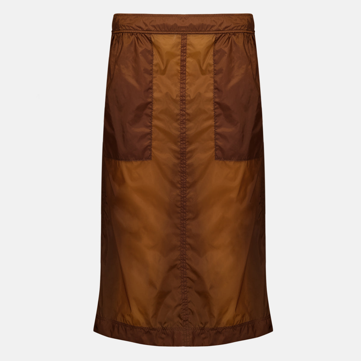 Jupes Brauner Nylon-Rock Saint Laurent Marron Femme