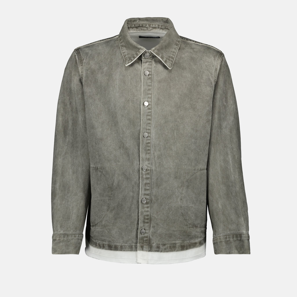 Jackets Celino Denim Shirt Iro Gray Homme