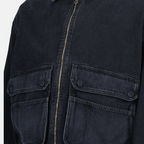 Giacche D-Kurz Denim Bomber Diesel Nero Unisex