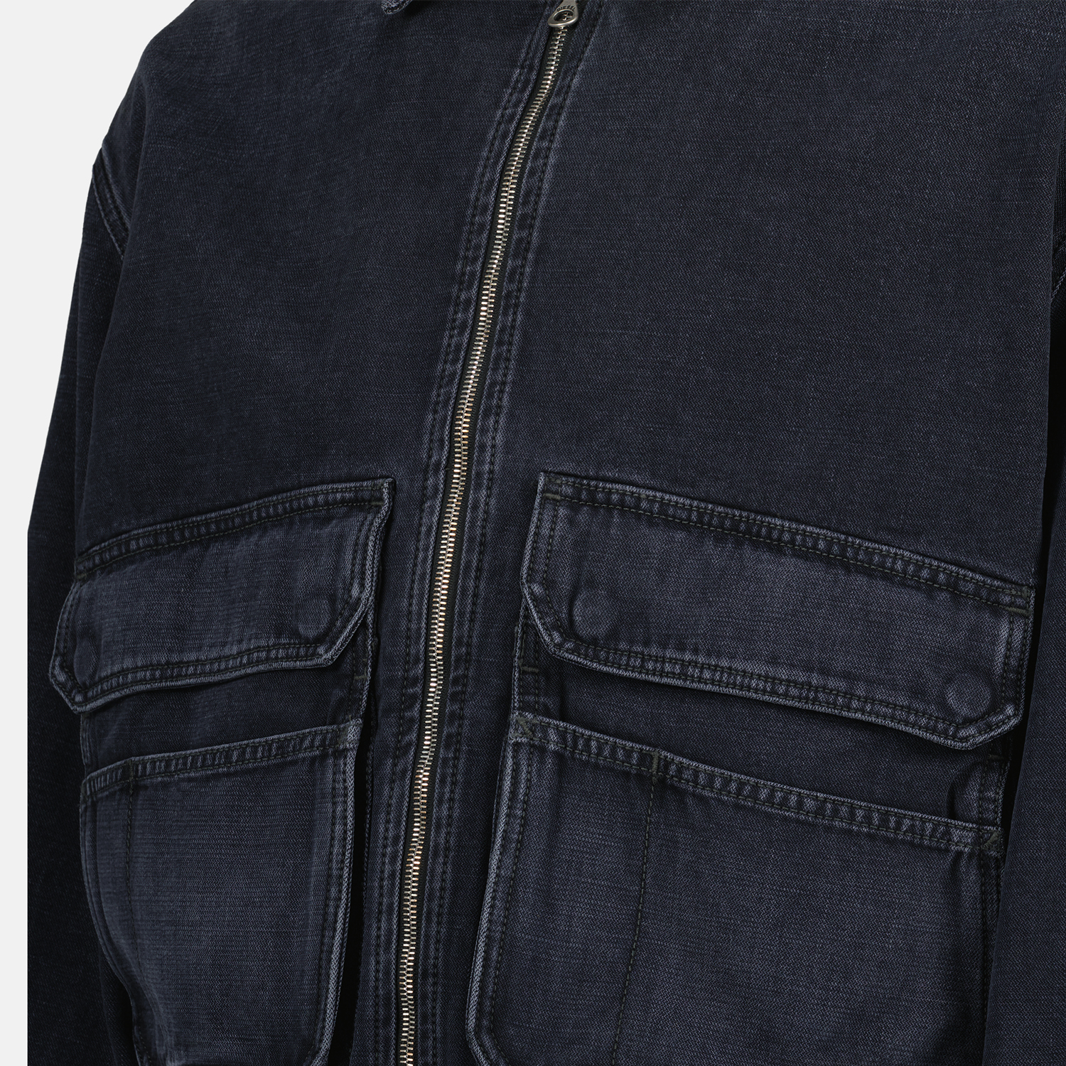 Giacche D-Kurz Denim Bomber Diesel Nero Unisex