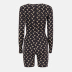 Imagen del mono corto Jersey Moon de la marca Marine Serre para Mujer - Temporada Otoño-Invierno 2025 - Vista Trasera