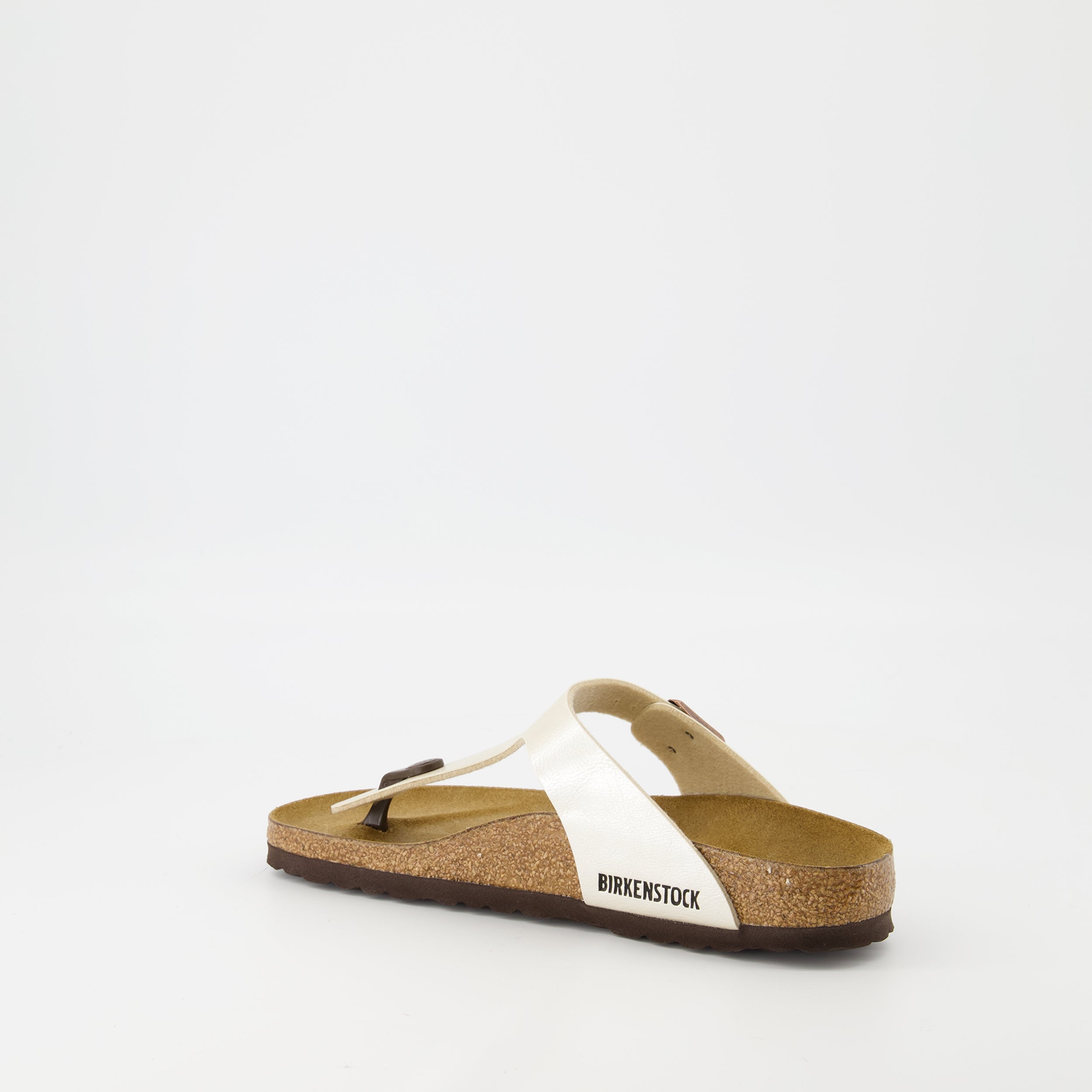 Chaussures ouvertes Tongs Gizeh Birkenstock Blanc Femme