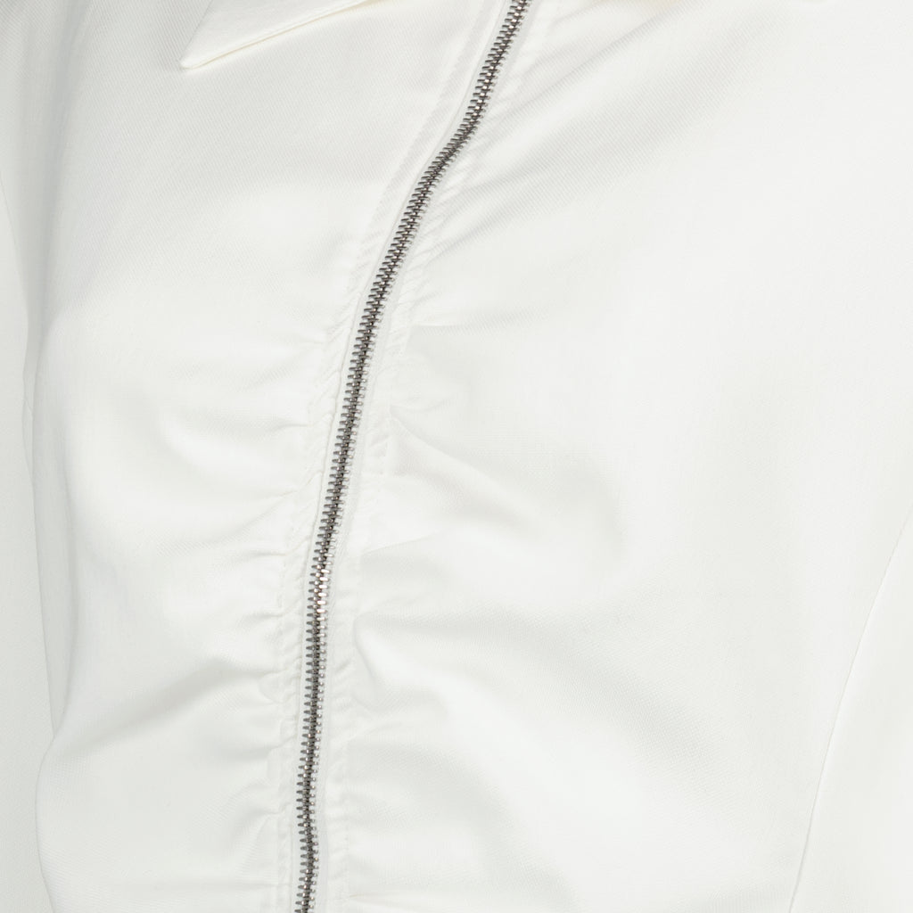 Vestes Casaco Branco Fruncido Iro Blanc Femme
