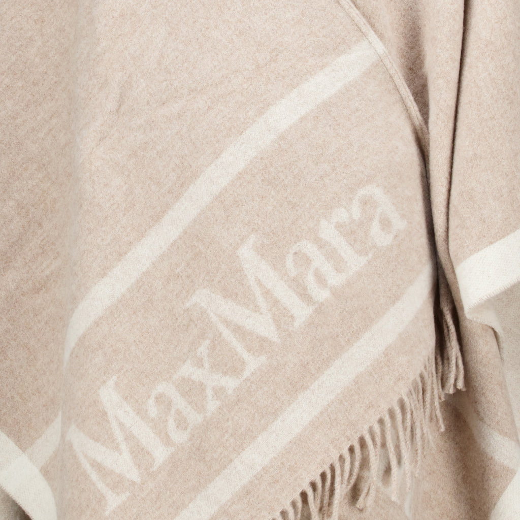 Vestes Poncho en laine beige Max Mara Beige Femme