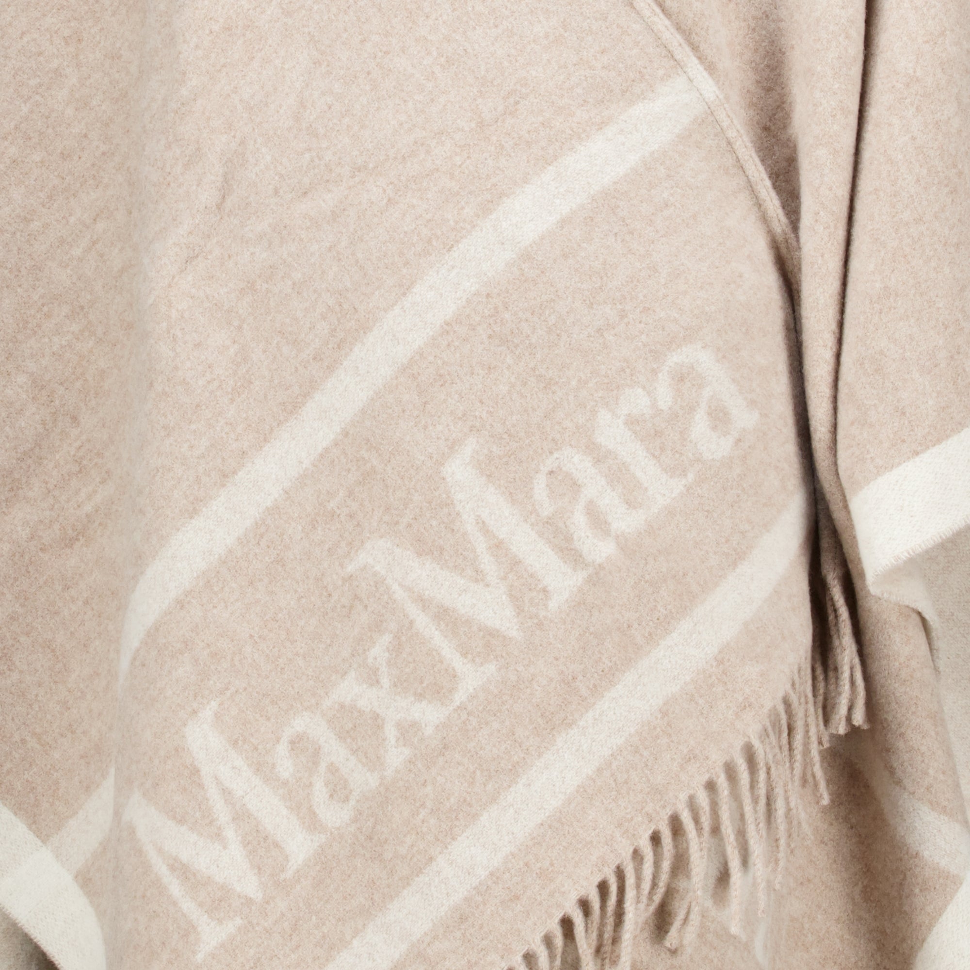 Vestes Poncho de Lã Bege Max Mara Beige Femme