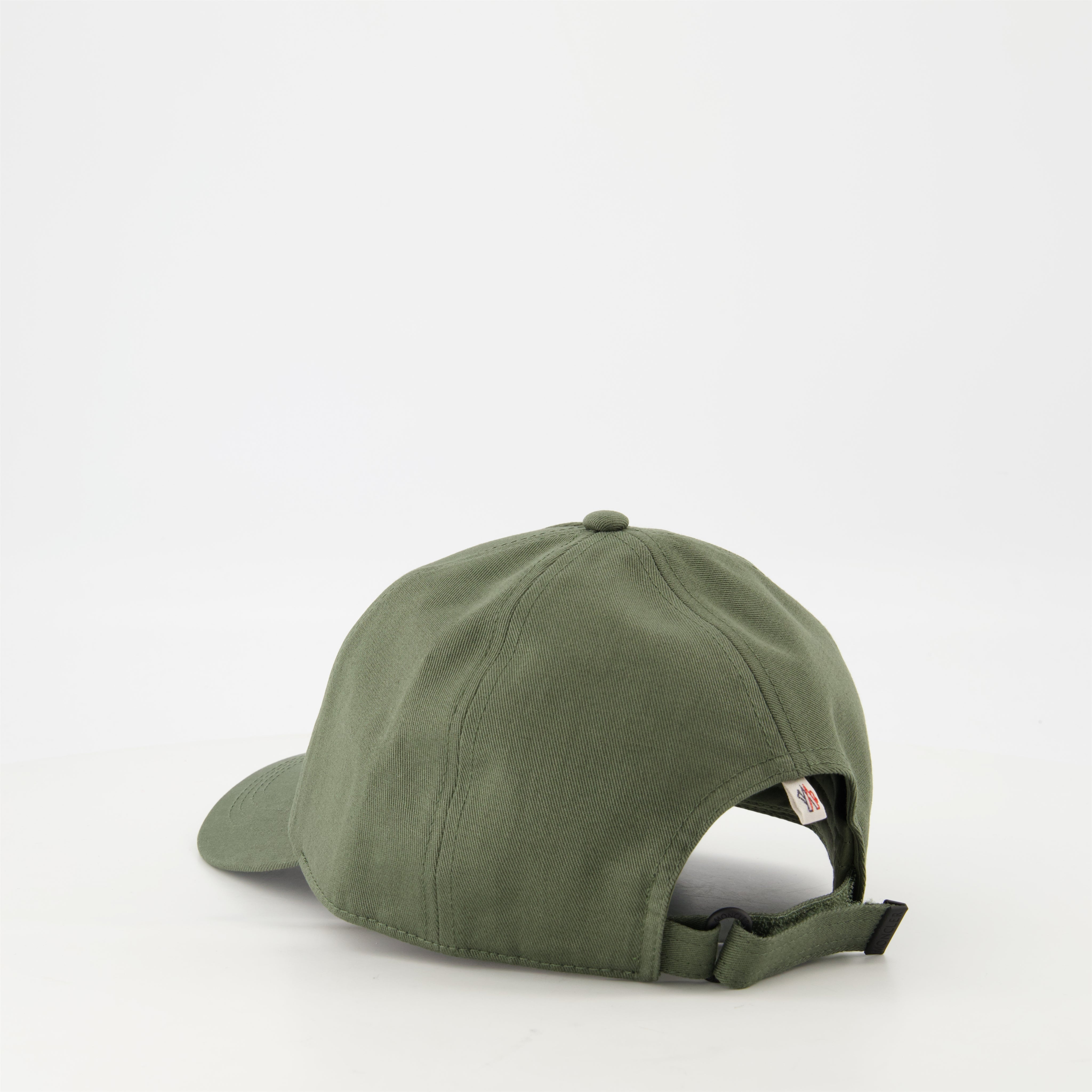 adidas MONCLER キャップ サイズ3 オリーブ Olive Moncler Baseball Caps Moncler Green Cotton Logo Baseball Cap