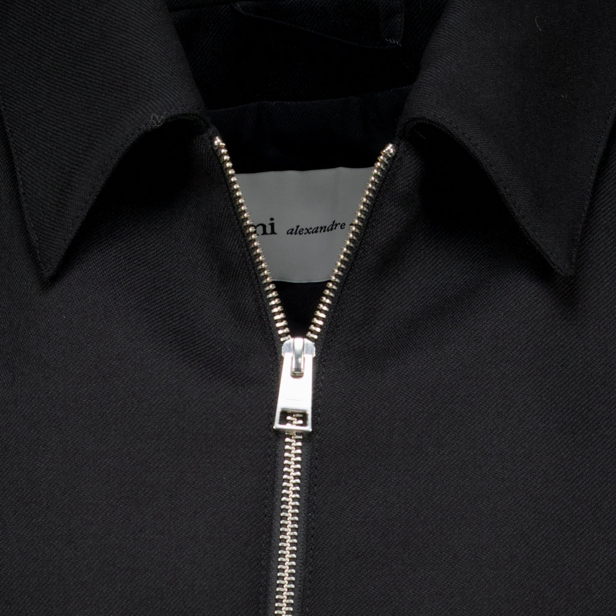 Vestes Blouson noir en laine Ami PARIS Noir Homme