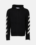 Sweatshirts OMHA080C99KNI001 1001 black white Off-White Schwarz Homme