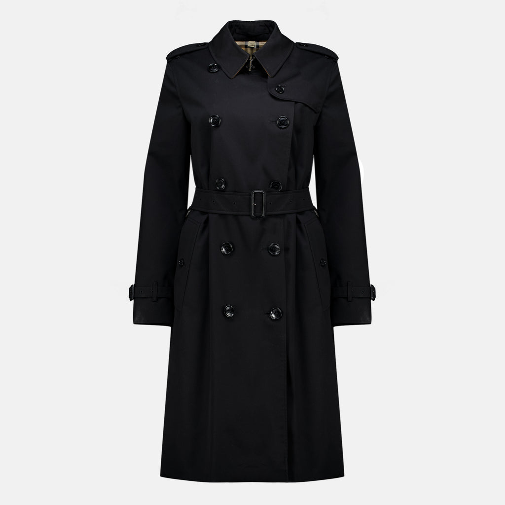 Manteaux Heritage Long Black Trench Burberry Noir Femme