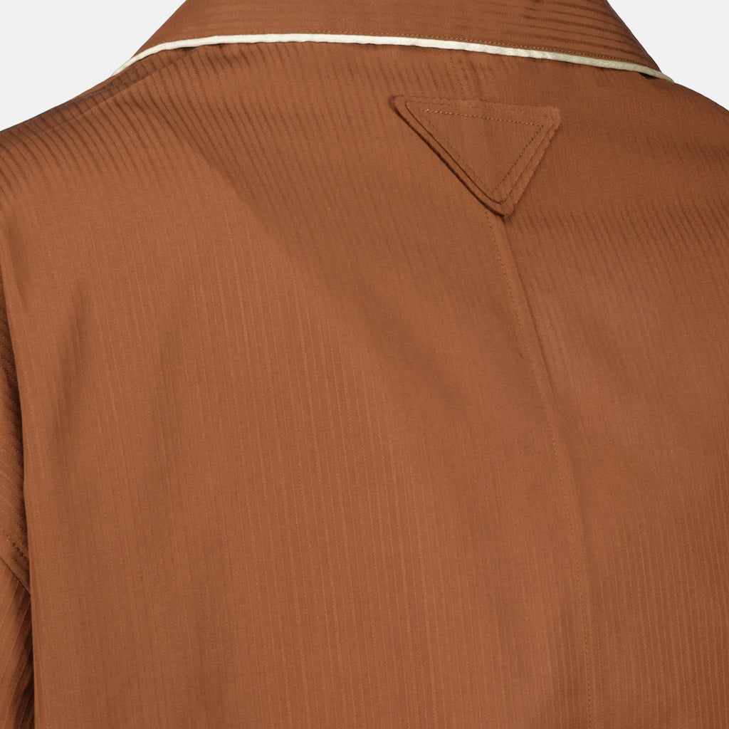 Image of the Prada Women's Cotton Shirt - Fall-Winter 2025 - Detailed View_2
