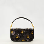 Imagen del bolso pequeño Locò de lentejuelas negras de Valentino Garavani para Mujer - Temporada Otoño-Inverno 2025 - Vista Trasera