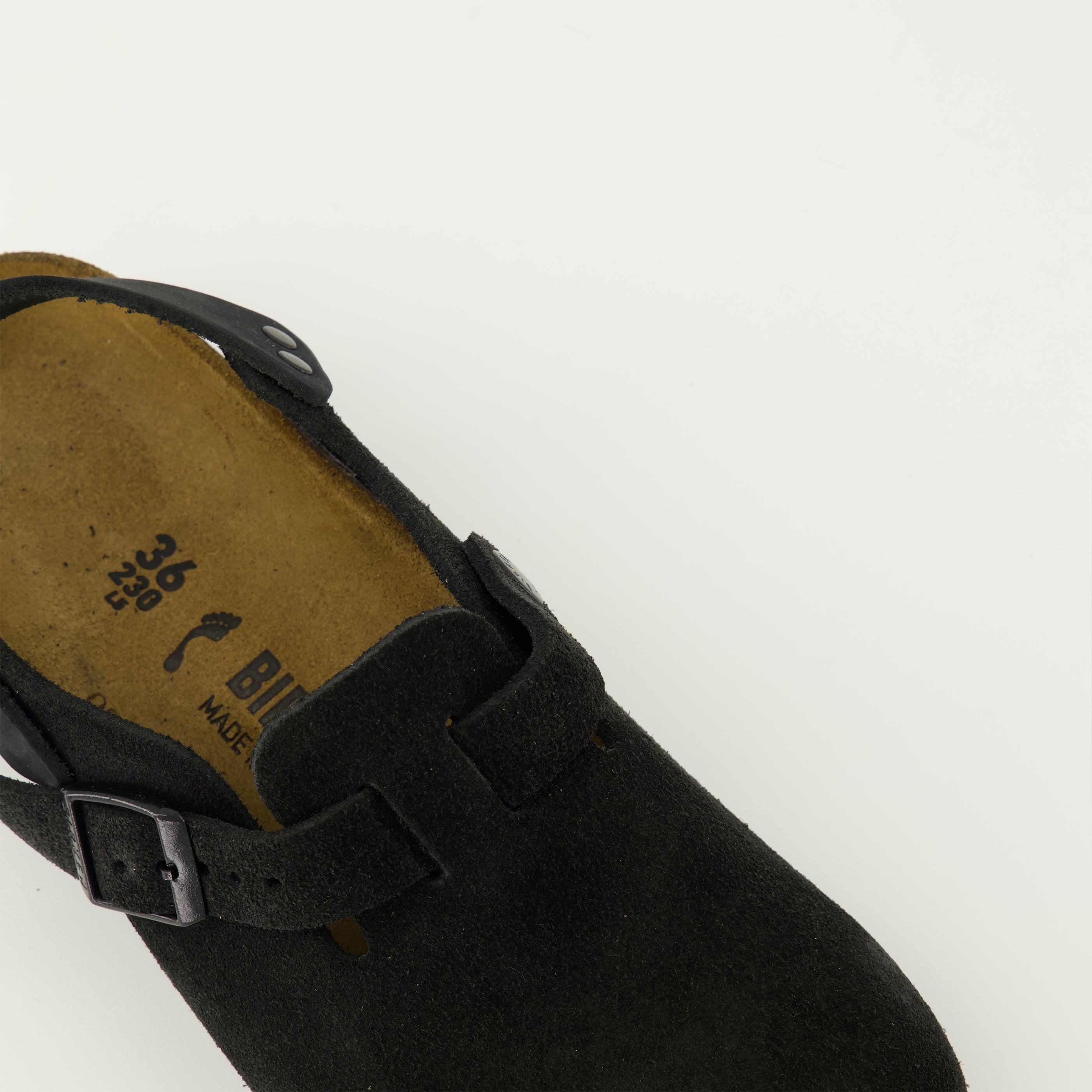 Chaussures ouvertes Tokio Mules en Ante Negro Birkenstock Noir Unisexe