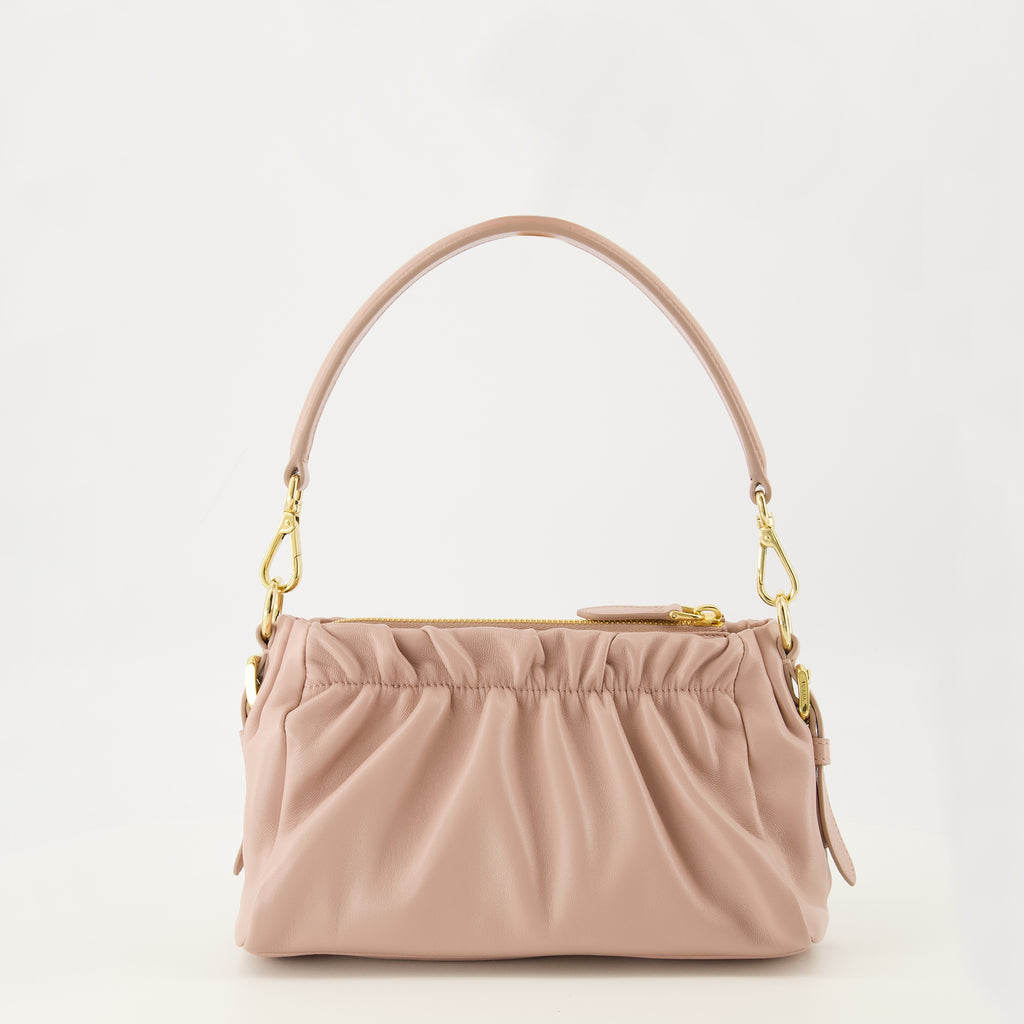 Imagen del artículo Bolsa de cuero nappa rosa de la marca Prada para Mujeres - Temporada Primavera-Verano 2026 - Vista Trasera