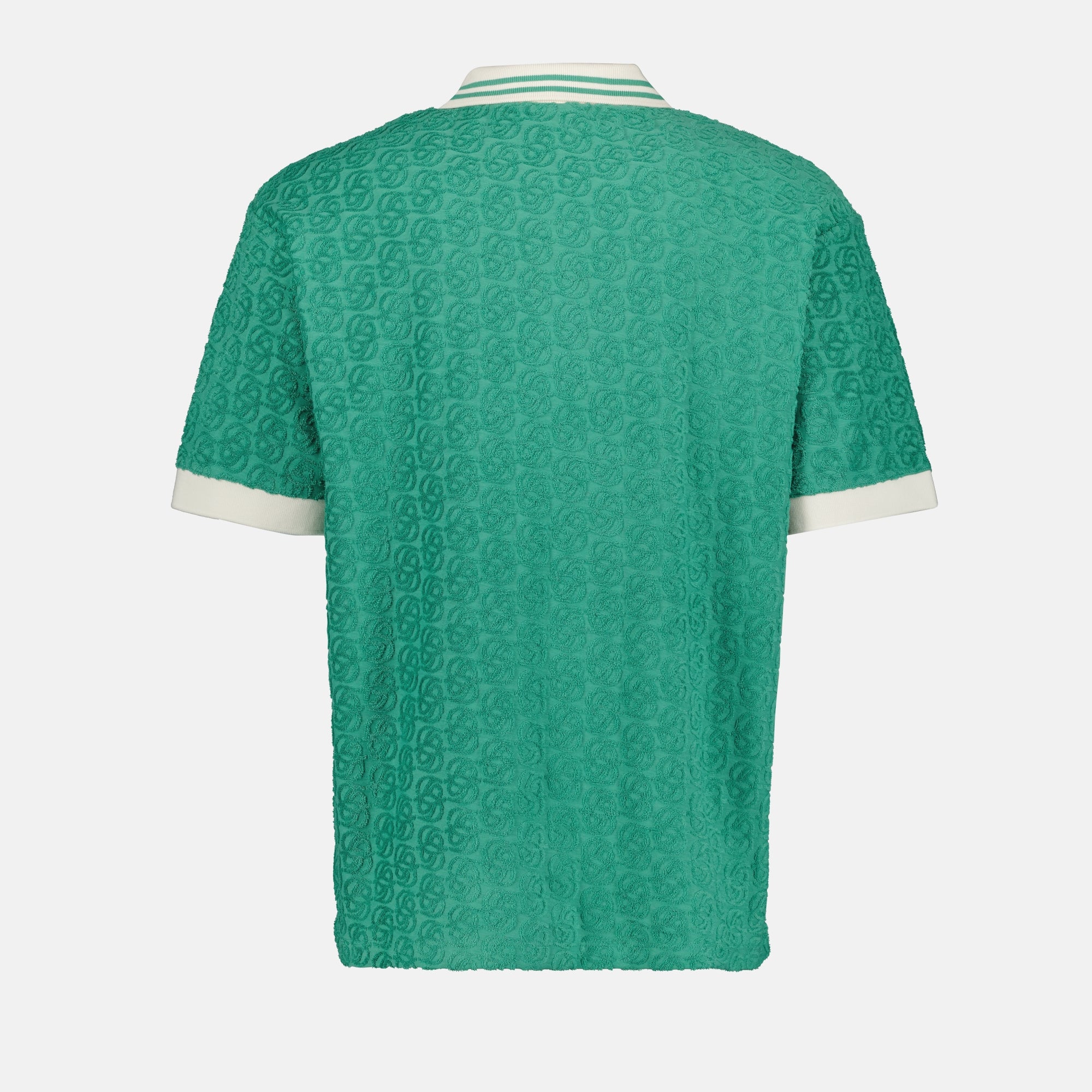 Polos Polo Monogramme MC Drole De Monsieur Vert Homme