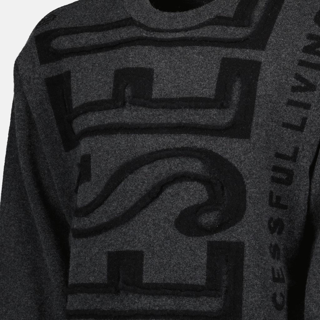 Maille Pull K-Floyd Diesel Gris Homme