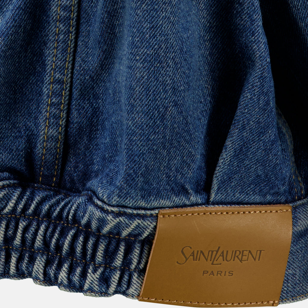 Vestes Blaue Jeansjacke Saint Laurent Bleu Femme
