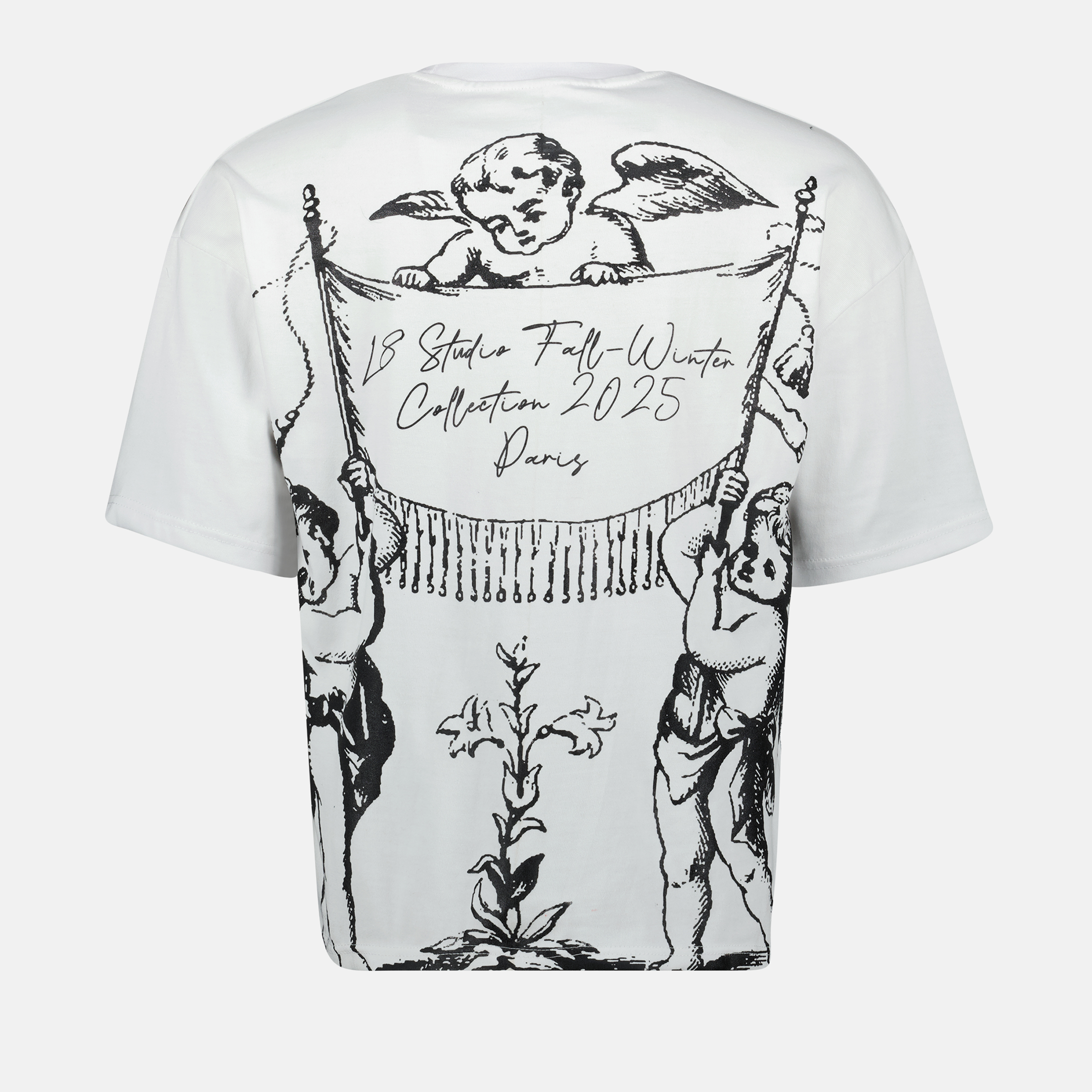 T-shirts T-shirt Cupidon L8 Studio Blanc Homme