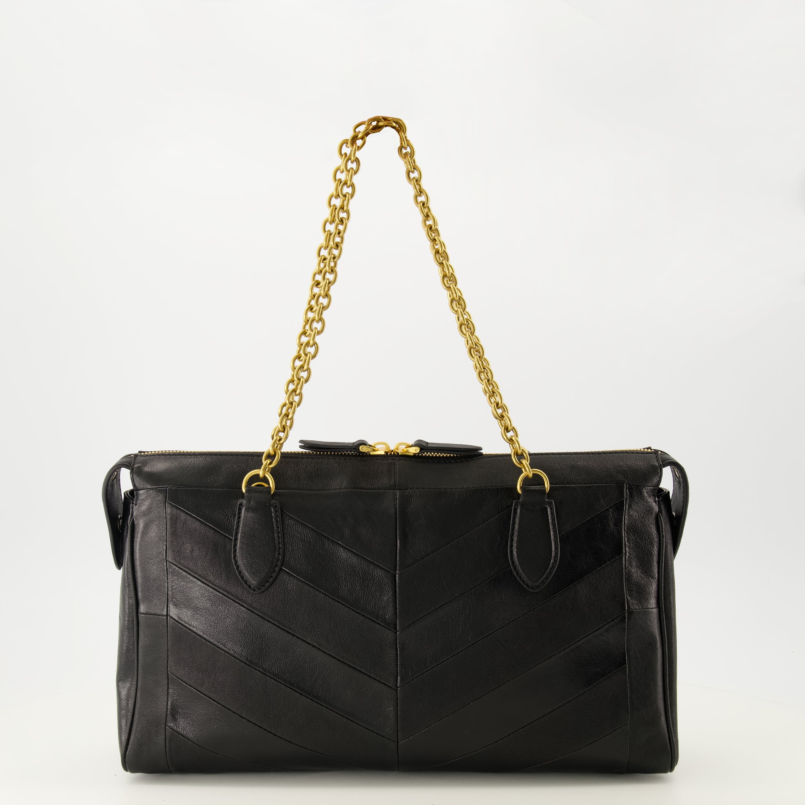Sacs bandoulière Bolso Panthea de Cuero Nappa en Negro Valentino Garavani Noir Femme