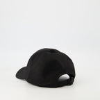Cappelli, berretti e beanie Cappello in Cotone Ricamato Saint Laurent Nero Homme