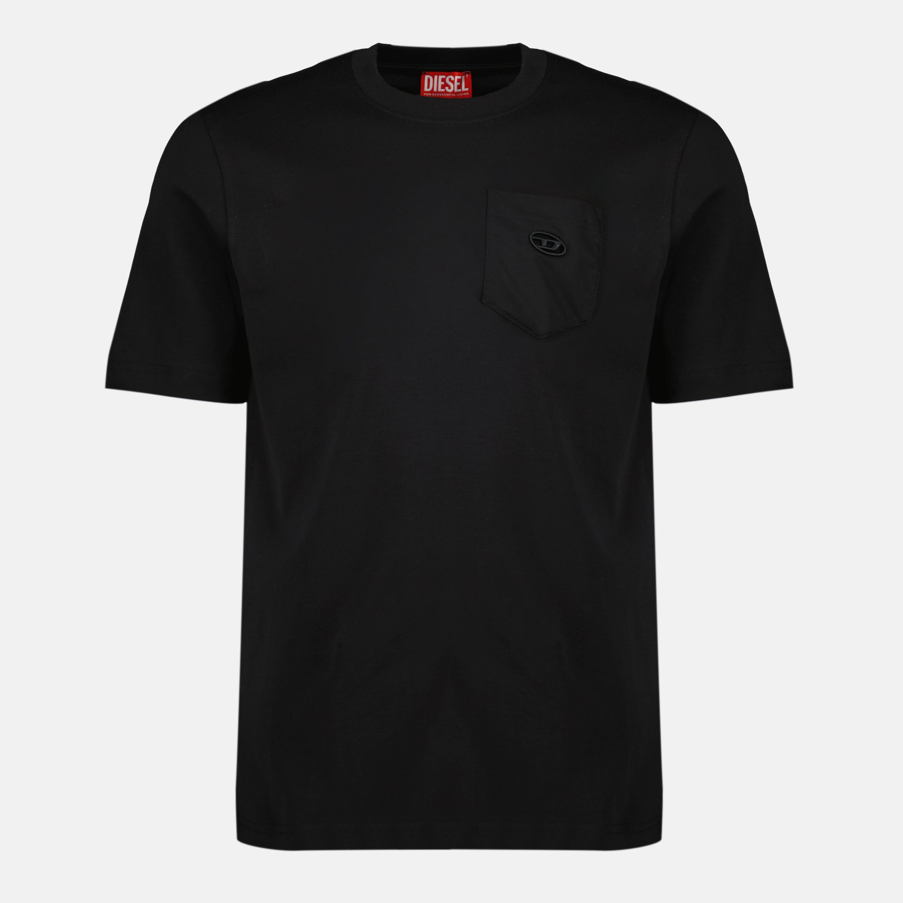 Image de l'article T-shirt T-Norm noir de la marque Diesel pour Homme - Saison Printemps-Été 2026 - Vue de Face