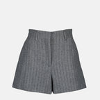 Shorts Calções de Lã Iro Gris Femme