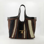 Tote bags T Timeless Tote Bag Tod's Brown Femme