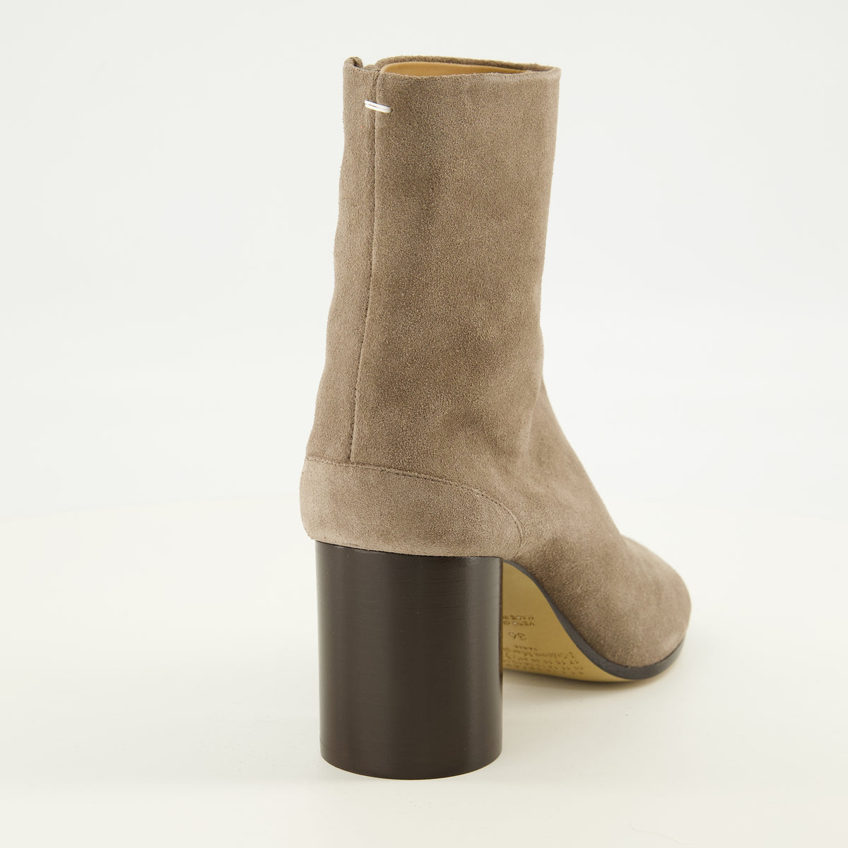 Bottines 갈색 스웨이드 타비 앵클 부츠 Mm6 Marron Femme