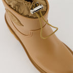 Bottines Kickstream Regenstiefel Moncler Beige Femme