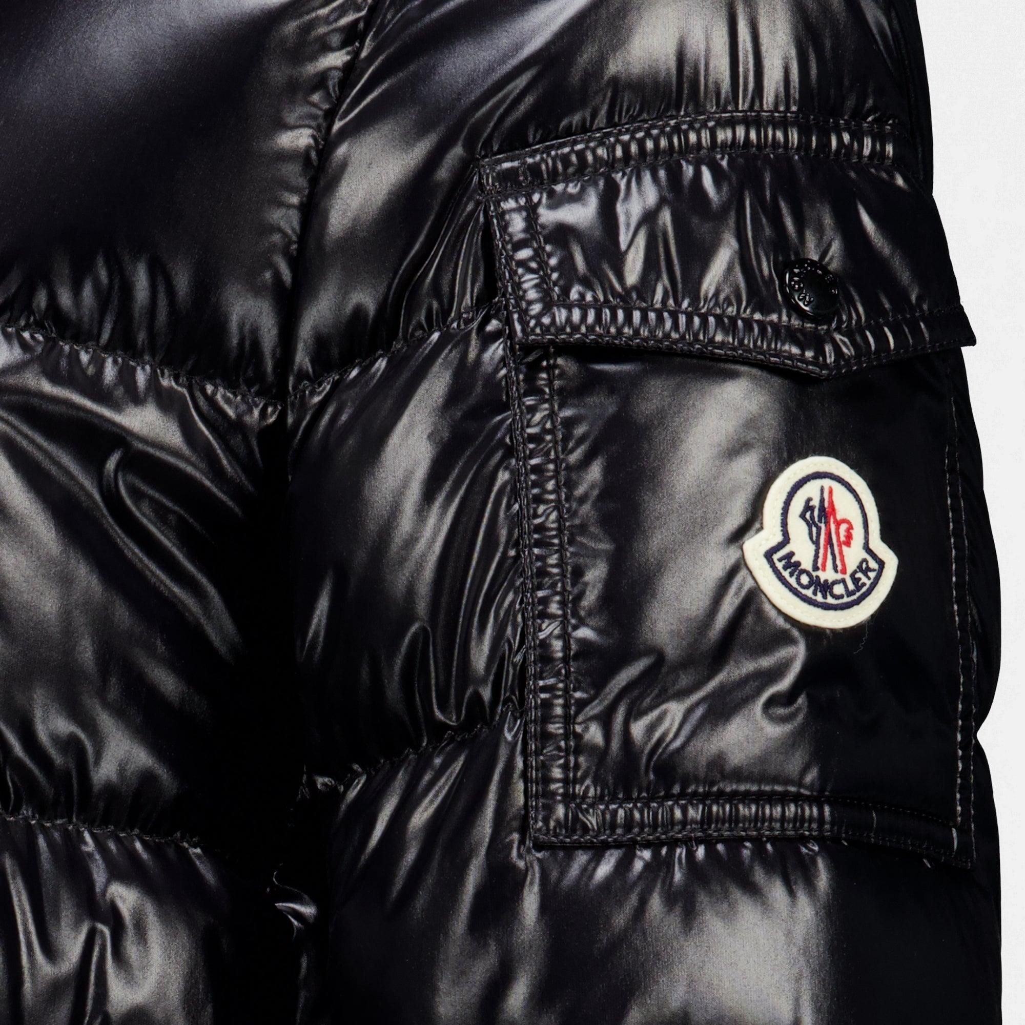 Manteaux Courcelles Mid-Length Down Jacket Moncler Noir Femme
