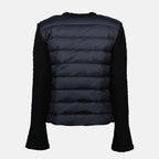 Knitwear Two-tone Cardigan Moncler Dark blue Women
