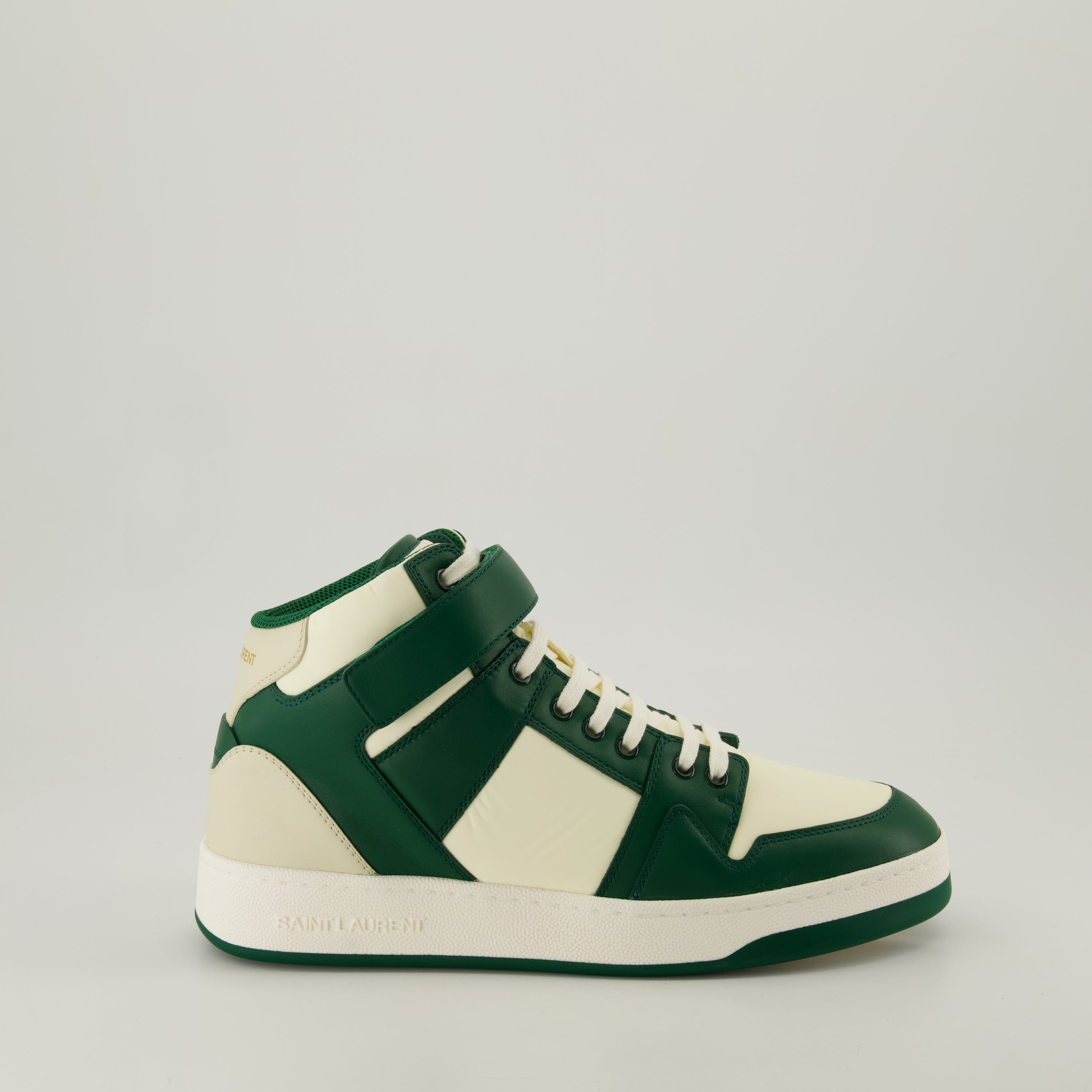 Sneakers Lax High-Top Sneakers Saint Laurent Green Homme