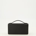 Petite maroquinerie Billetera VLogo con Cadena en Cuero Negro Valentino Garavani Noir Femme