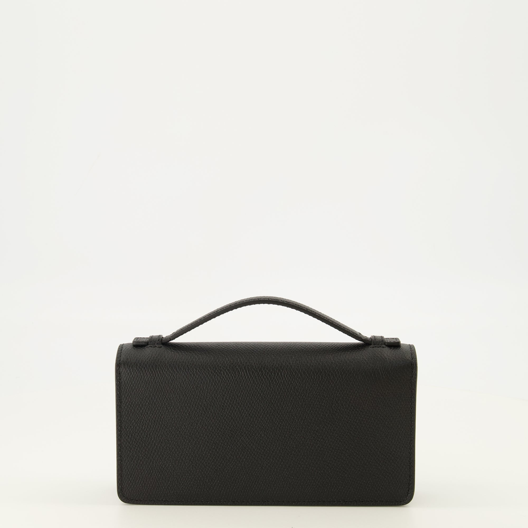 Petite maroquinerie VLogoチェーン財布 ブラックレザー Valentino Garavani Noir Femme