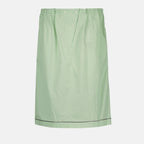 Imagen de la falda midi de Prada para Mujer - Temporada Otoño-Invierno 2025 - Vista Frontal