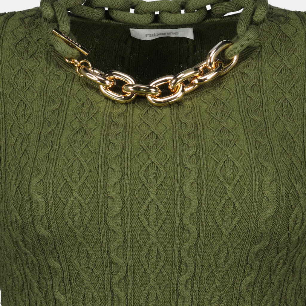 Bild des Chain Pullovers von Rabanne für Damen - Herbst-Winter 2025 - Detailansicht 6