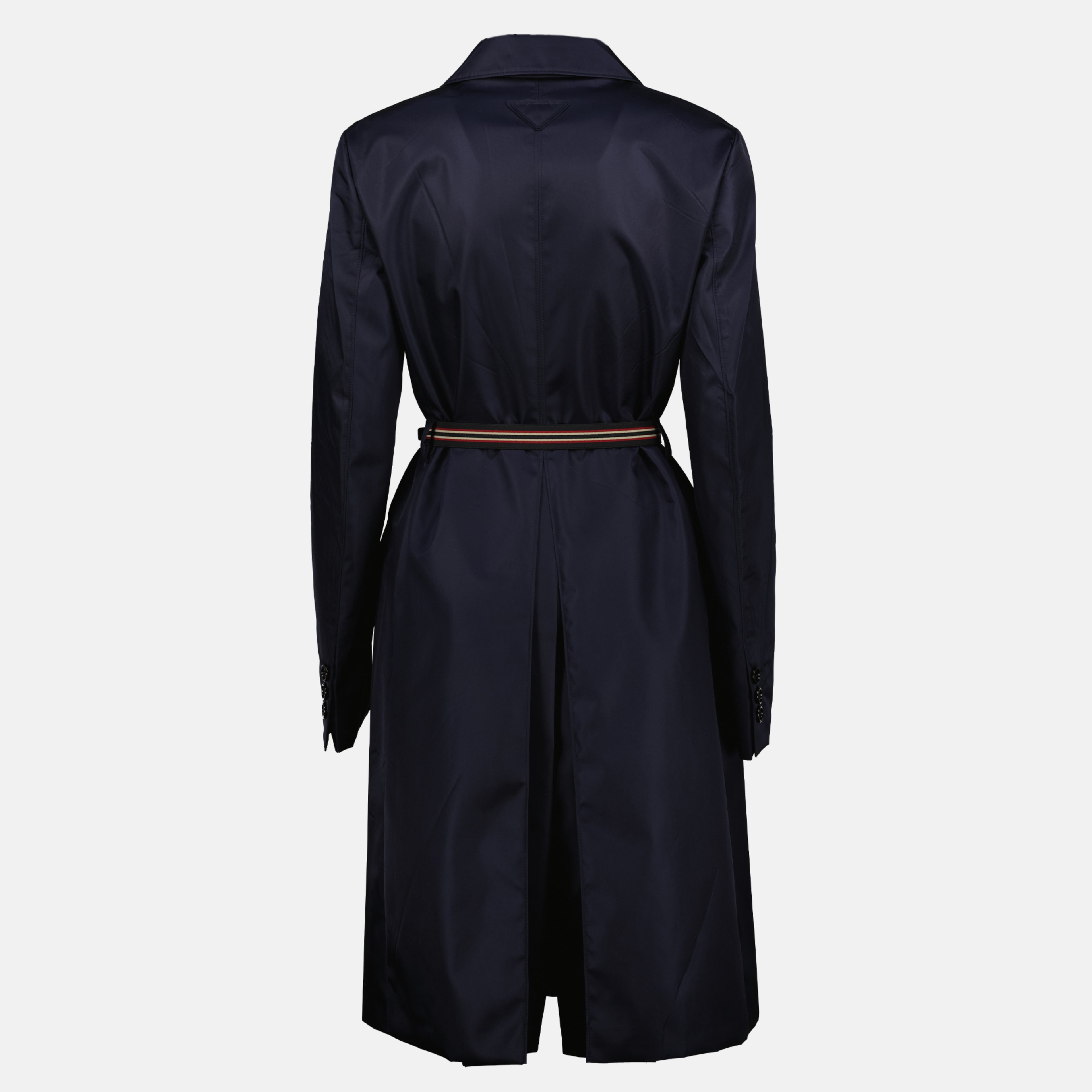 Manteaux Trench en Re-nylon Prada Bleu foncé Femme