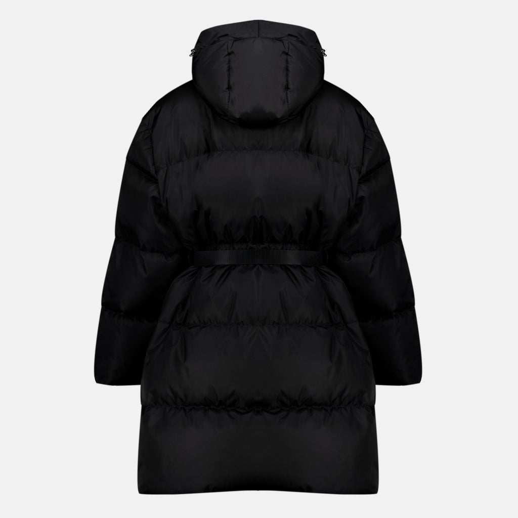 Manteaux 블랙 리-나일론 퍼프 재킷 Prada Noir Femme