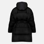 Manteaux ブラック リナイロン パファージャケット Prada Noir Femme