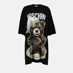 Image of the Teddy Bear Dress by the brand Moschino for Women - Fall-Winter 2025 - Front View