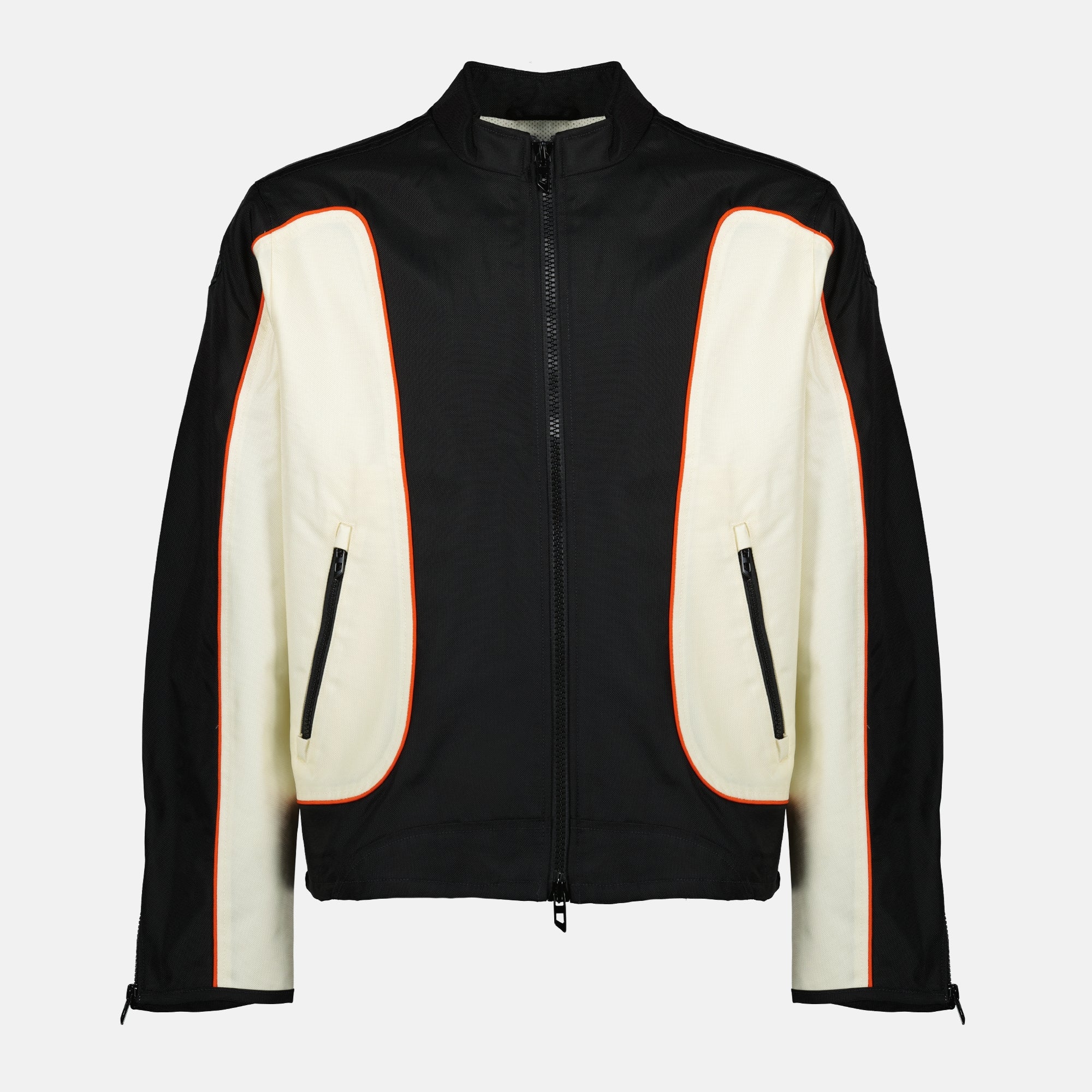 Image de l'article Veste J-Blink-WRD noir et blanche de la marque Diesel pour Homme - Saison Printemps-Été 2026 - Vue de Face