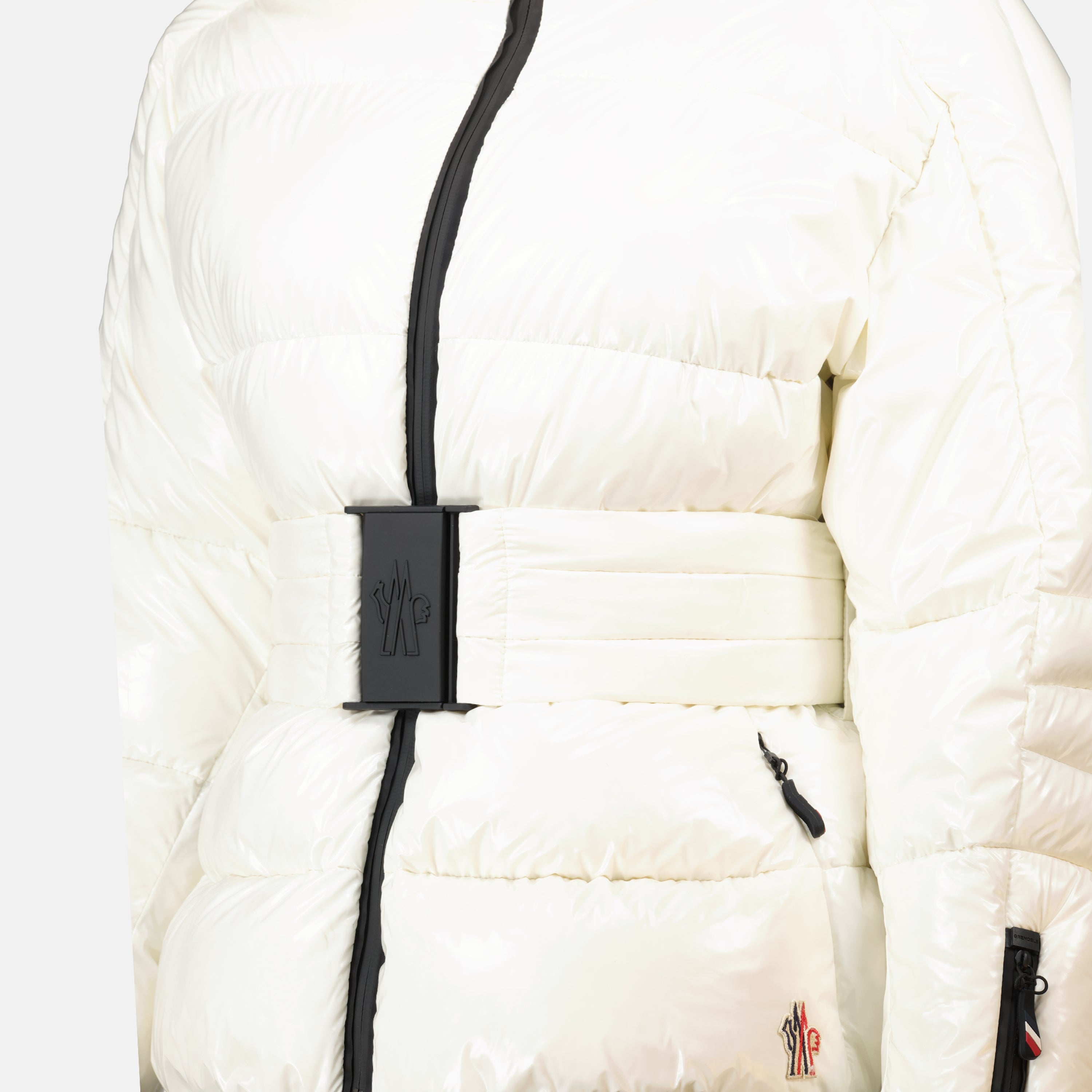 Mäntel Valdivia Daunenjacke Moncler Grenoble Weiß Femme
