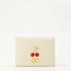 Imagen de la cartera Cherryfic beige de la marca Valentino Garavani para Mujer - Temporada Primavera-Verano 2026 - Vista Frontal