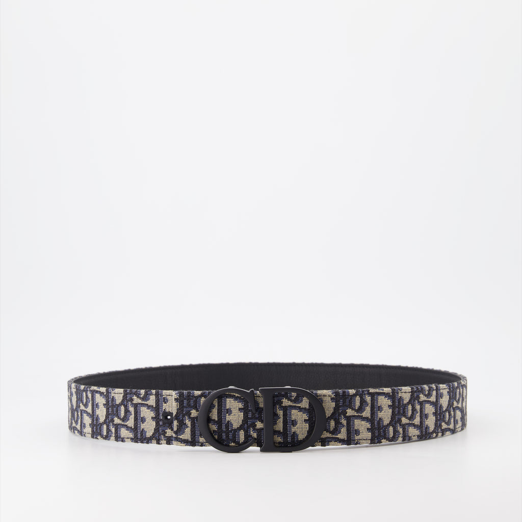 Gürtel Ceinture Oblique Dior Blau Homme