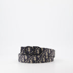 Cinture Cintura Obliqua Dior Blu Homme
