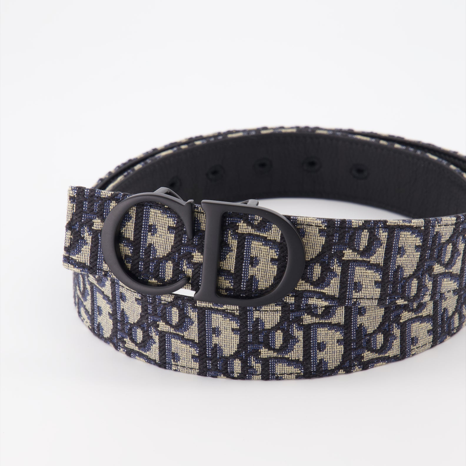 Gürtel Ceinture Oblique Dior Blau Homme