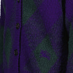 Maglieria Cardigan Argyle Burberry Viola Femme