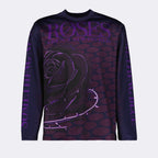 T-shirts Haut imprimé roses Burberry Violet Homme